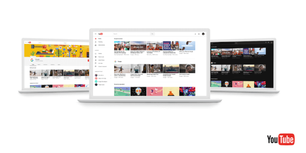 YouTube zavádza nový vzhľad a poplatok za prácu s počítačom.