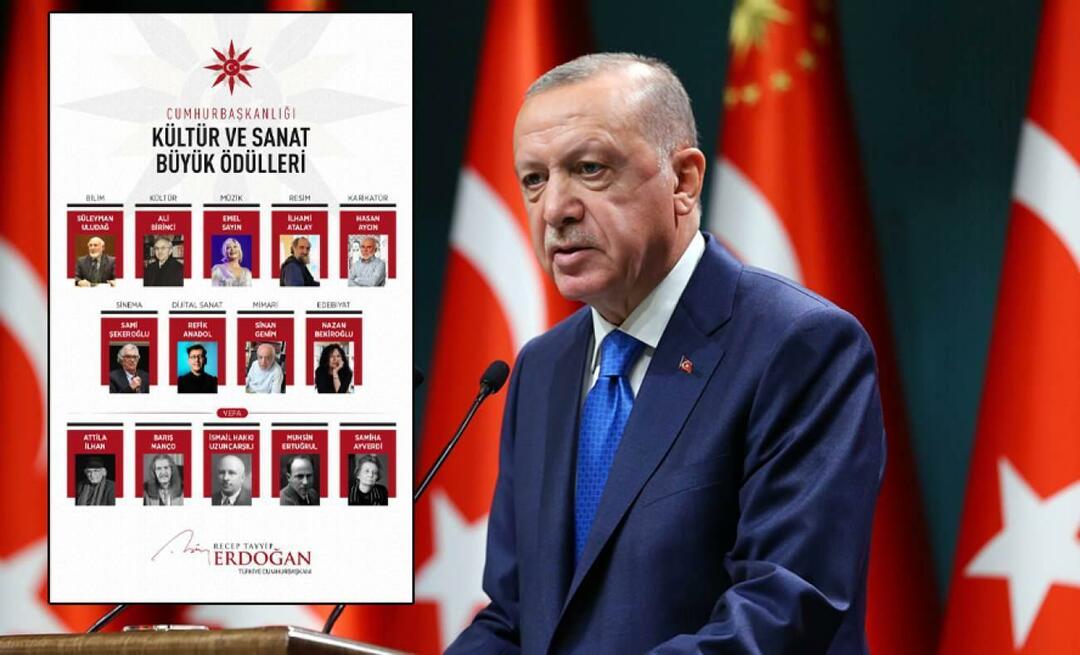 Prezident Erdoğan sa podelil o víťazov „Veľkej ceny prezidenta za kultúru a umenie za rok 2023“