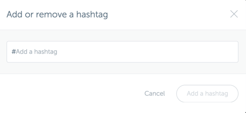 Pridajte na svoj informačný panel Iconosquare hashtag.