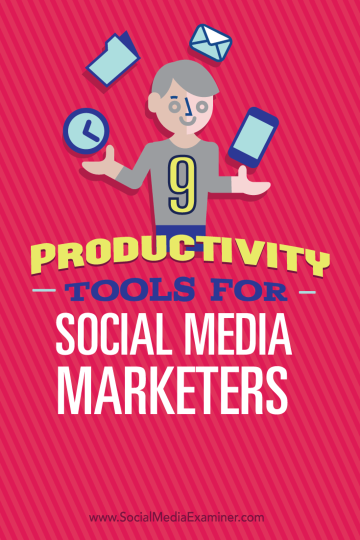 9 nástrojov produktivity pre obchodníkov v sociálnych médiách: prieskumník sociálnych médií
