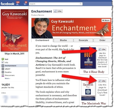 Guy Kawasaki - Facebooková stránka Enchantment