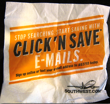 e-mailová marketingová obrúska