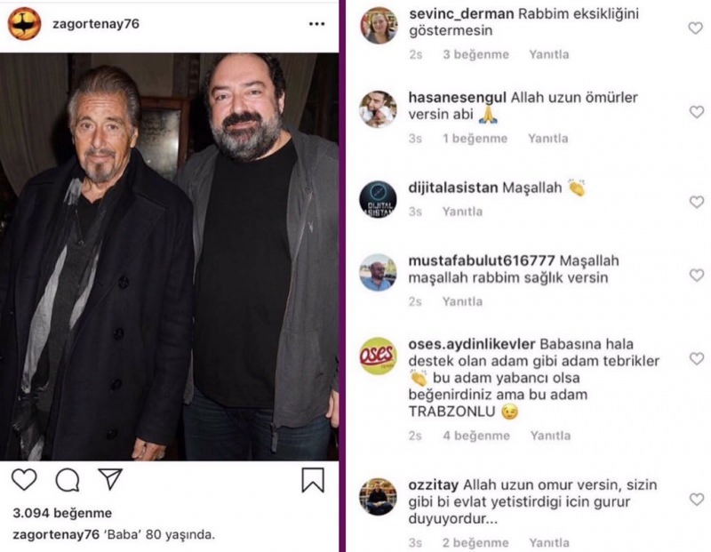 Nevzat Aydın, zakladateľ Yemek Sepeti, zdieľal Al Pacino! Sociálne médiá sú zmätené
