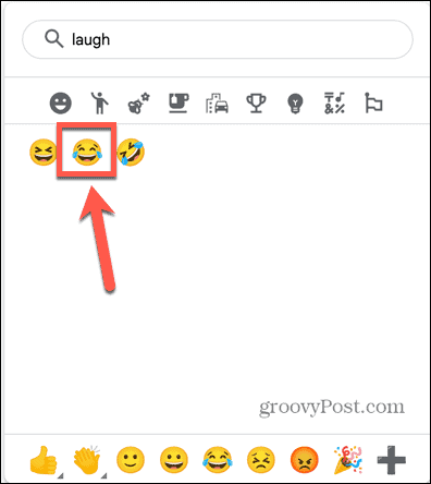 Dokumenty Google vyberte emotikony