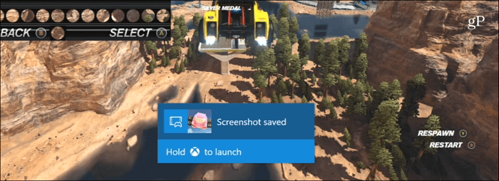 Zachytiť snímku obrazovky Xbox One