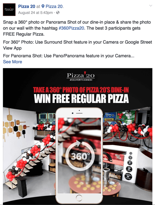 pizza 20 facebook 360 foto