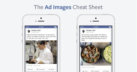 Facebook vytvára reklamné obrázky Cheat Sheet