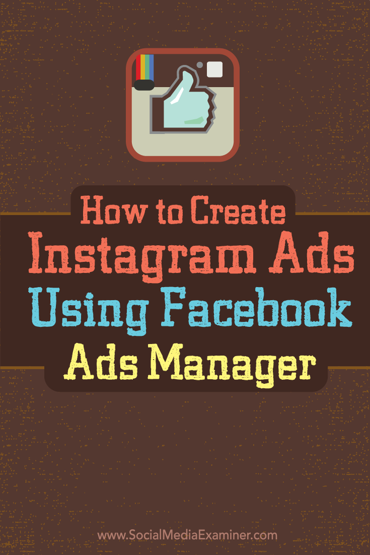 ako vytvoriť instagramové reklamy pomocou správcu facebookových správ