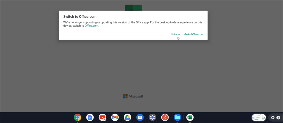 Chromebook nepodporuje kancelársku aplikáciu pre Android