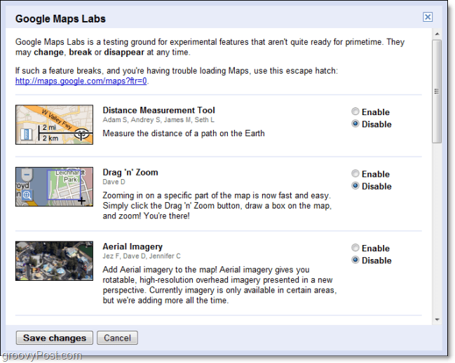 Labs Google Maps Labs odomkne ďalšie experimentálne funkcie
