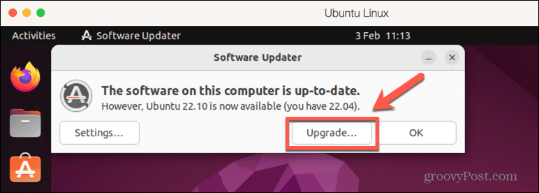 softvér na aktualizáciu linuxu
