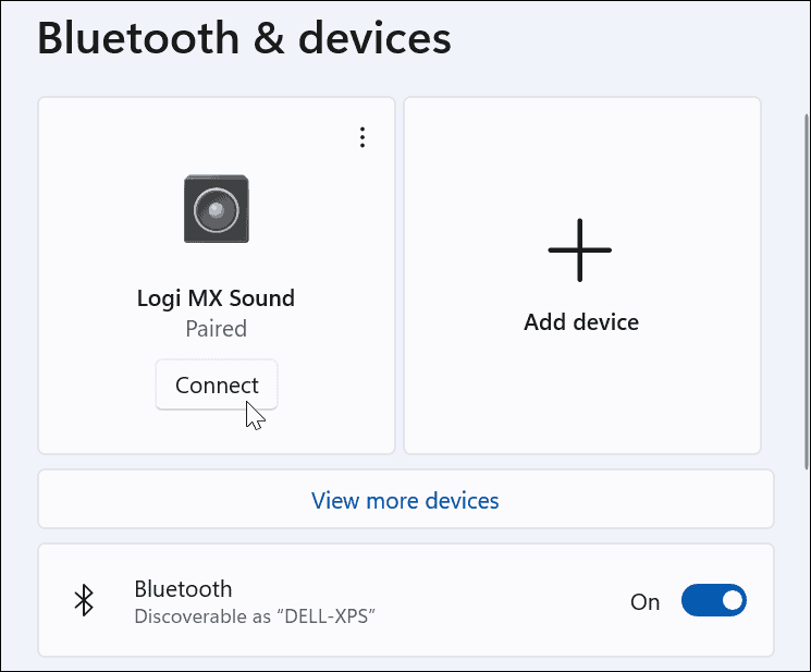 Pripojte zariadenie Bluetooth