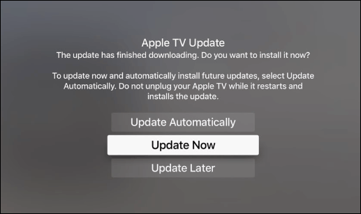 4 Aktualizácie Apple TV