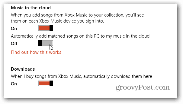 Hudba v preferenciách cloudu