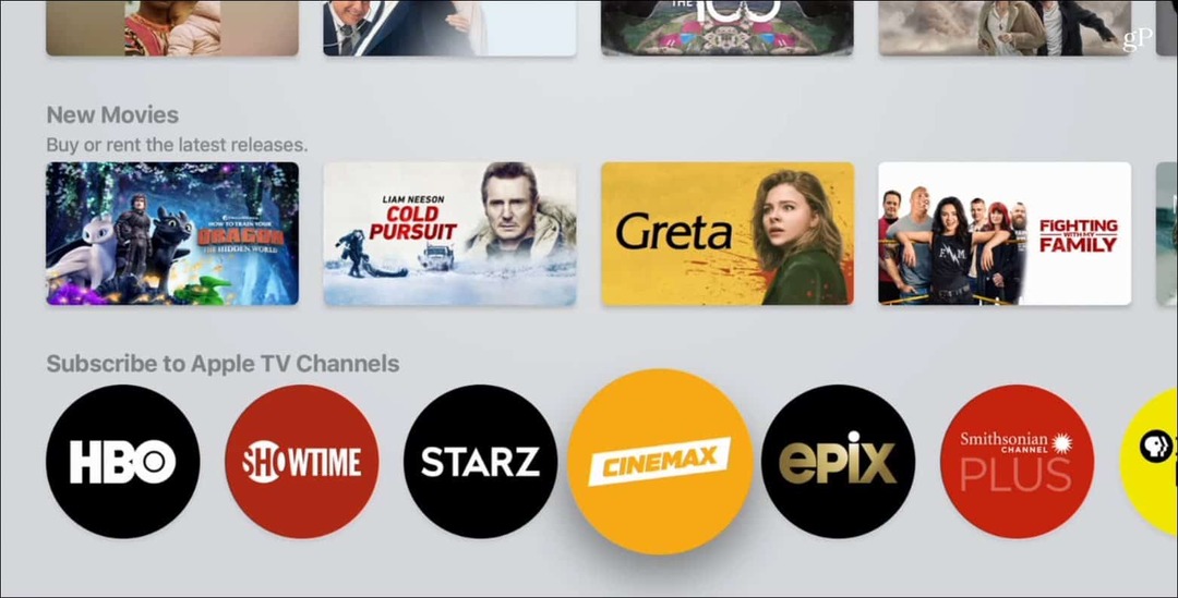 Ako sa prihlásiť na odber prémiových kanálov v novej aplikácii Apple TV
