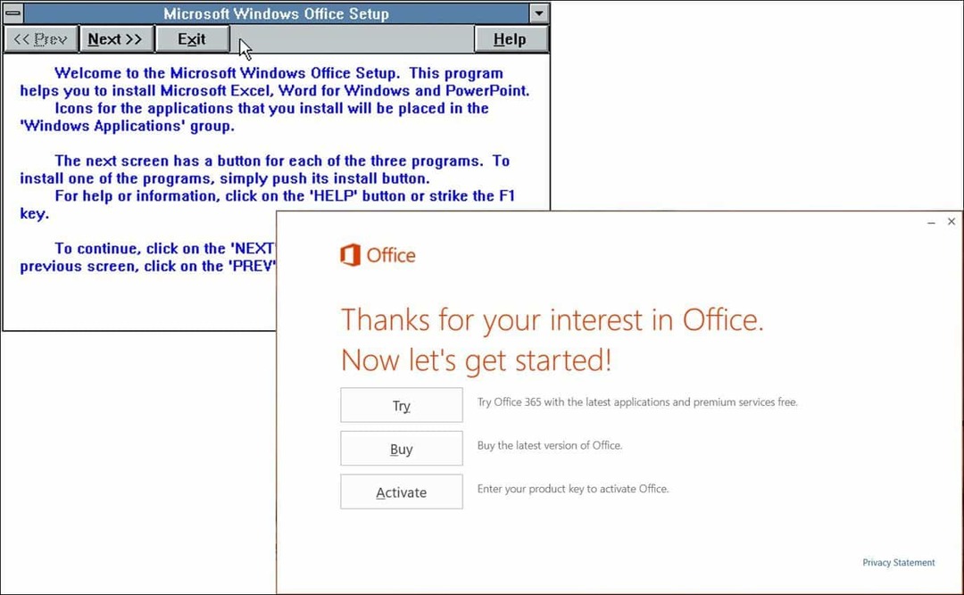 Pohľad na 25 rokov Microsoft Office (vtedy a teraz)