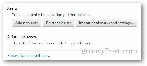 Predvolený webový prehliadač Chrome 2