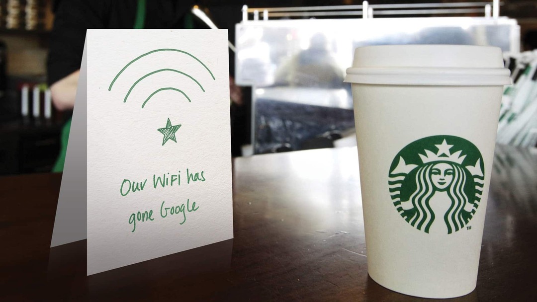 Starbucksi WiFi-teenus võtab vastu tõuke
