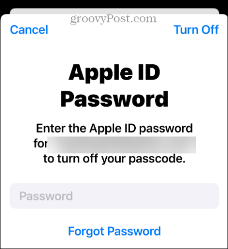 Apple ID heslo