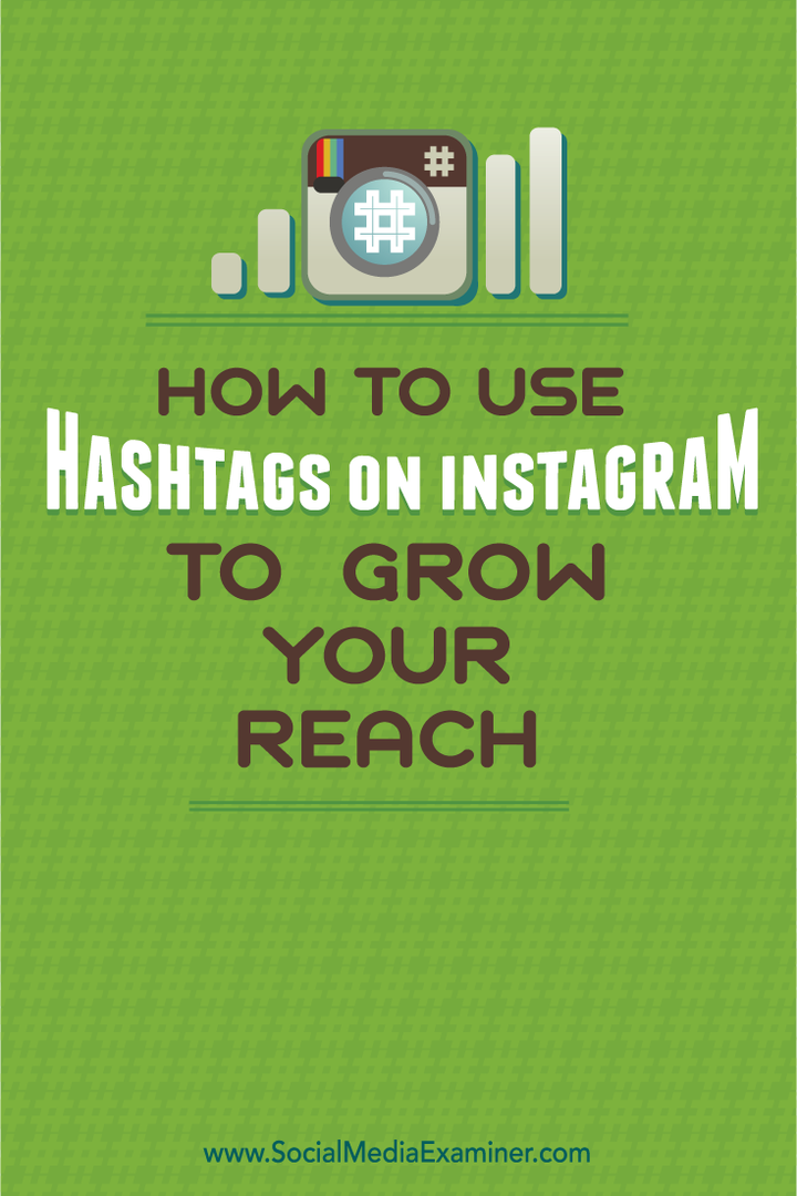 ako rozšíriť dosah instagramu pomocou hashtagov