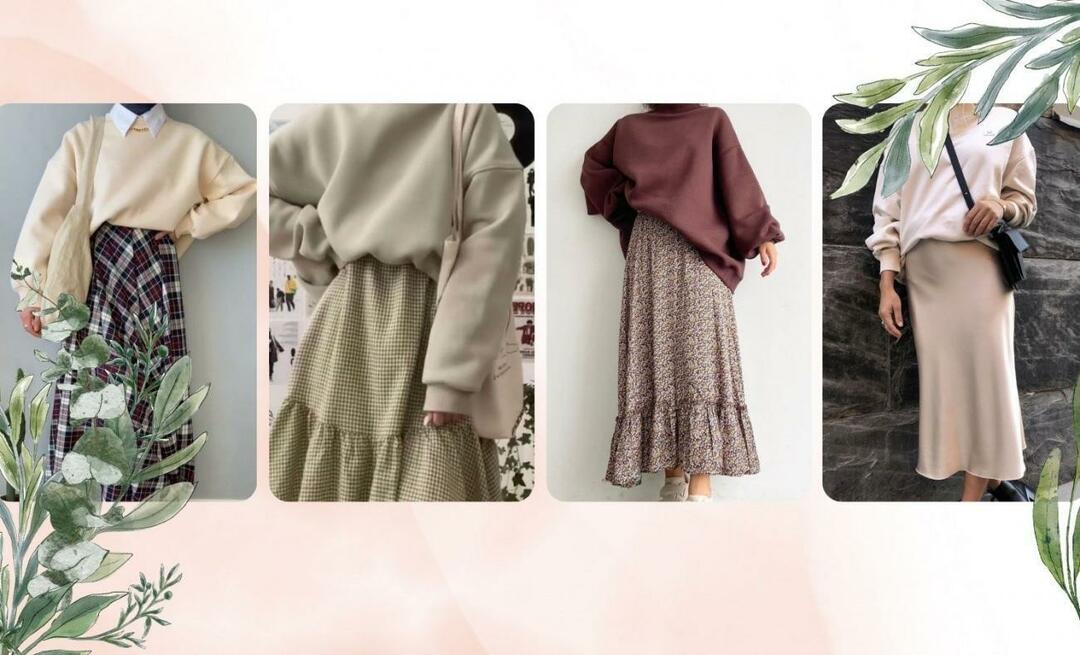 Trend sezóny: Saténová sukňa a mikina! Ako skombinovať mikinu so sukňou?
