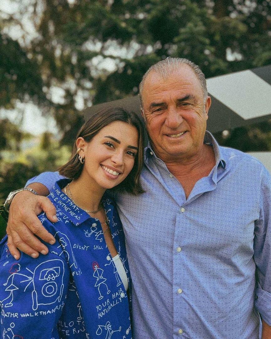 Fatih Terim a jeho dcéra Buse Terim
