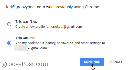 E-mail predtým používal prehliadač Chrome