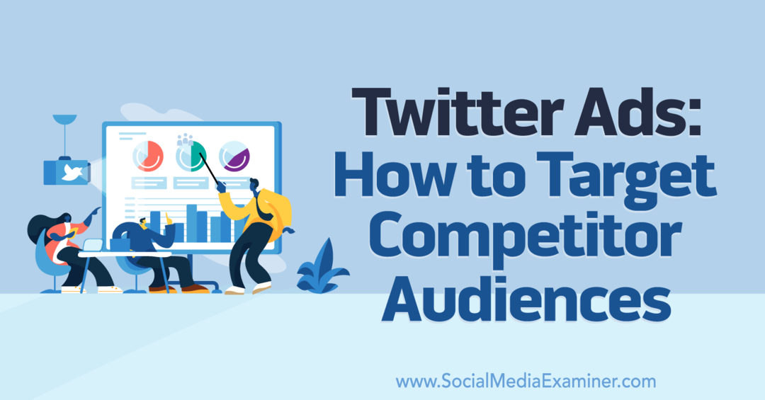 Reklamy na Twitteri: Ako zacieliť na publikum konkurencie – prieskumník sociálnych médií
