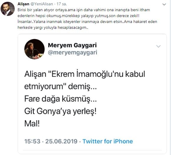 Silná reakcia Alişana: Pošlem ich všetkých na súdnictvo