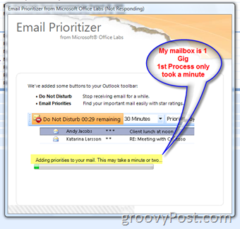 Ako usporiadať doručenú poštu pomocou nového doplnku Email Prioritizer pre Microsoft Outlook:: groovyPost.com
