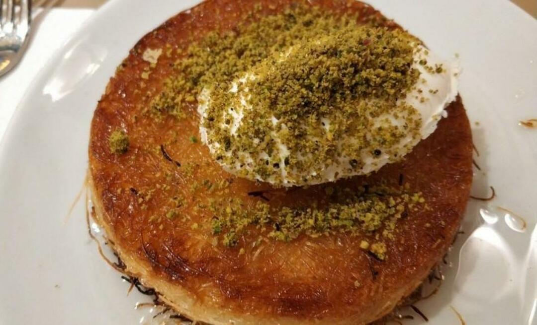 Ako pripraviť libanonské künefe? Iný štýl künefe libanonských künefe trikov