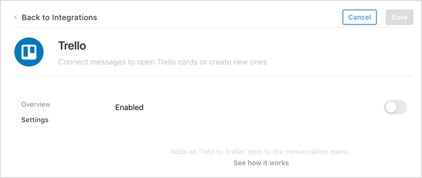 Nainštalujte si integráciu Trello do aplikácie Front.
