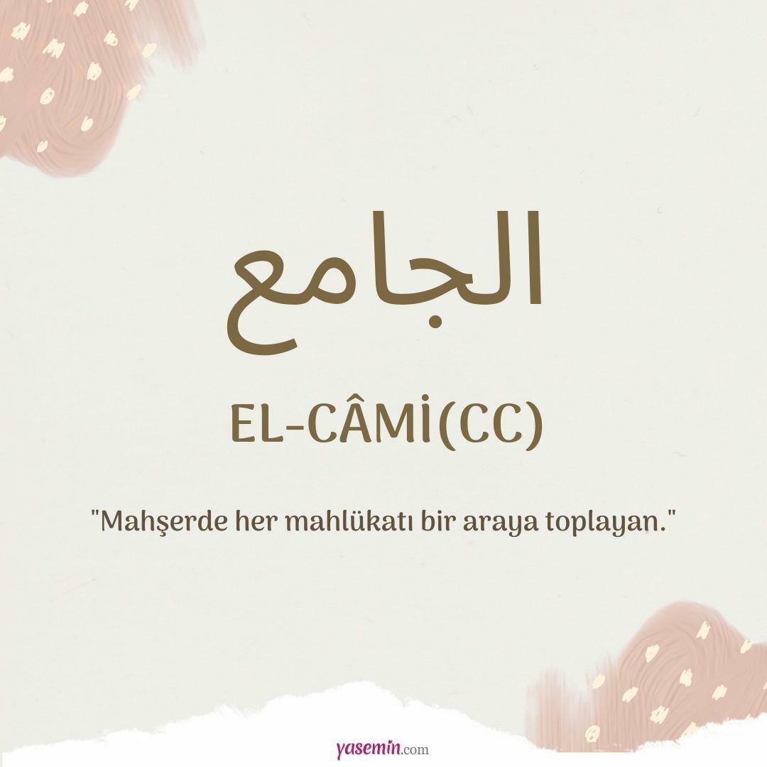 Čo znamená Al-Cami (c.c)?