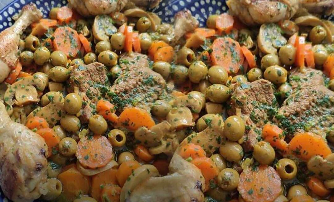 Ako urobiť kurča s olivami? Recept na slávne alžírske olivové kuracie jedlo!