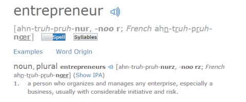 Definíciu slova „podnikateľ“ predstavuje predstava rizika. 