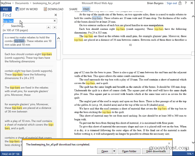 Čítať a upravovať súbory PDF online pomocou webových aplikácií Microsoft Office