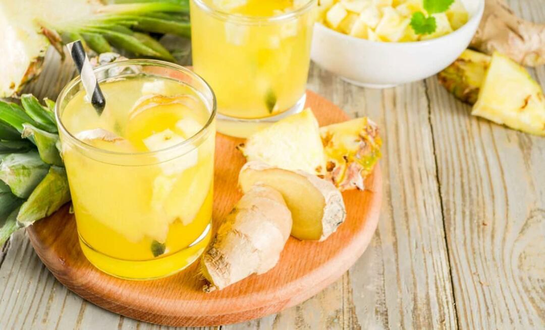 Ako pripraviť limonádu proti opuchom? Detoxikačný recept na úľavu od opuchov s ananásom! Recept na úľavu od detoxikácie