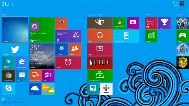 Windows 8.1 Tip: Upravte pozadie pracovnej plochy a úvodnej obrazovky rovnako