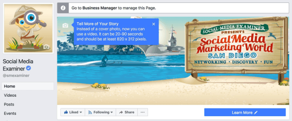 Facebook rozširuje možnosti nahrávania videí ako titulných obrázkov na ďalšie stránky. 