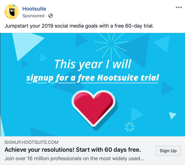 Techniky inzercie na Facebooku, ktoré prinášajú výsledky, napríklad tým, že spoločnosť Hootsuite ponúka bezplatnú skúšobnú verziu
