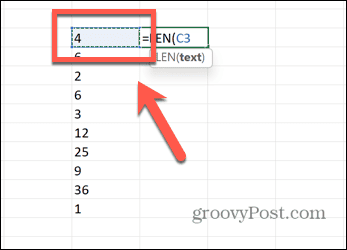 excel len vyberte bunku