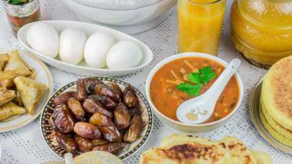 Aké sú spôsoby vyváženej výživy v ramadáne? Čo by sa malo brať do úvahy v Sahure a Iftare?