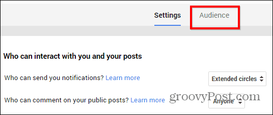 Google+ publikuje nastavenia obmedzení