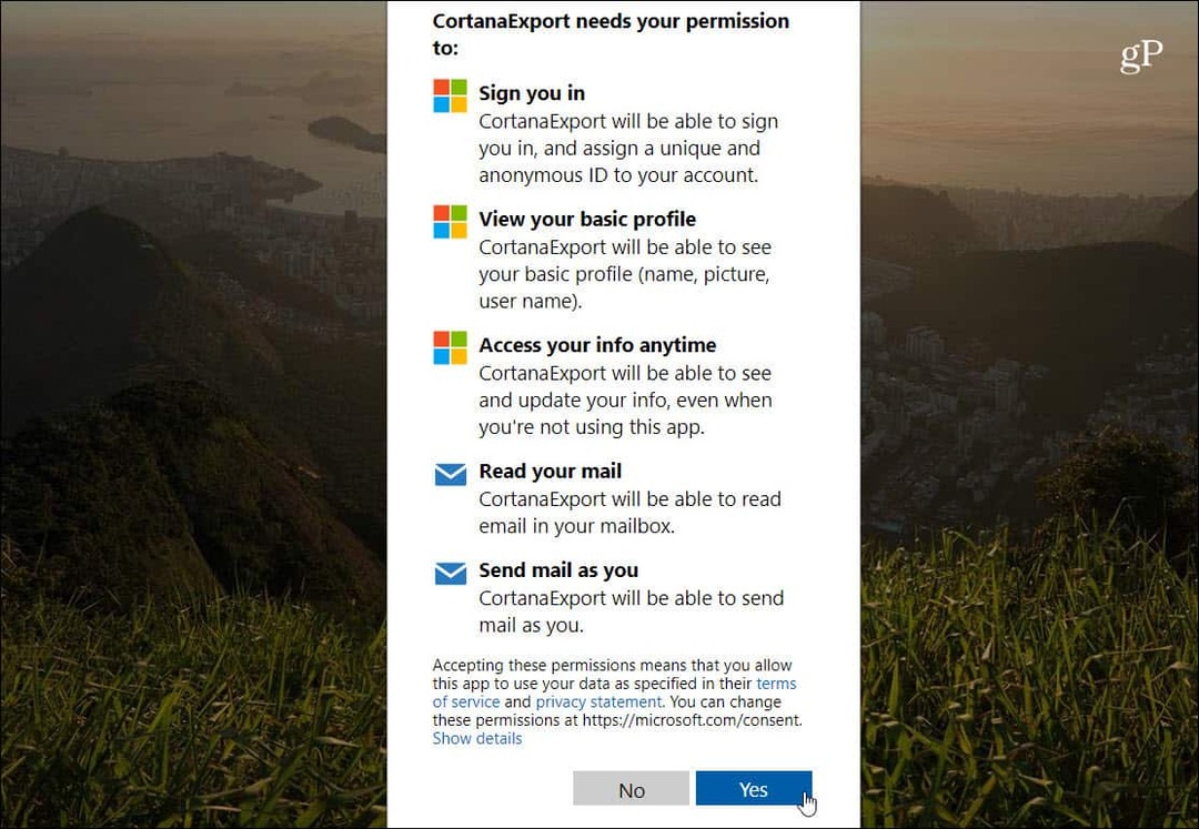 Ako sťahovať a prezerať kópiu vašich údajov z Windows 10