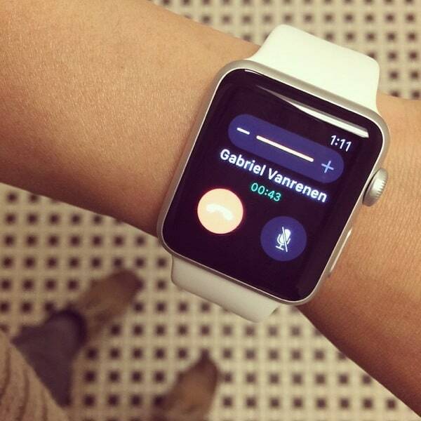 Uskutočnenie hovoru s inšpektorským modulom gadget na mojej #Apple #Watch!