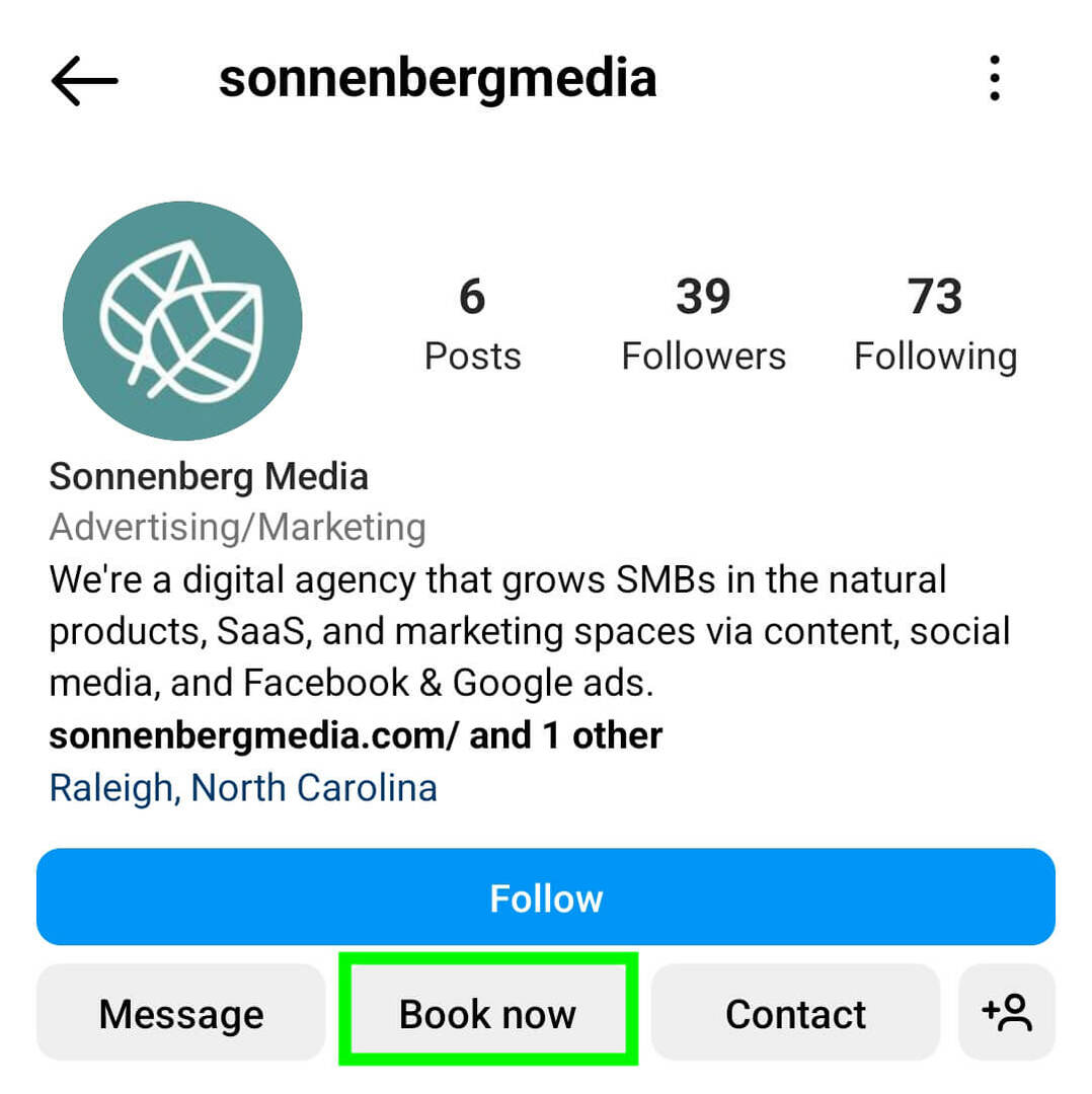 ow-to-do-bookings-and-Reservations-work-on-instagram-book- now-button-ppointments-sonnenbergmedia-example-1