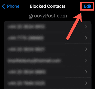 iphone upraviť blokované kontakty