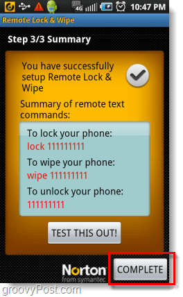utrite telefón s Androidom pomocou textovej správy