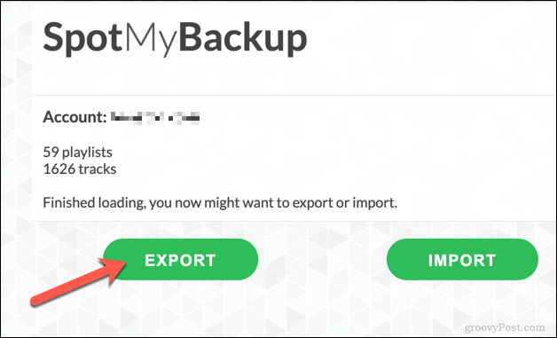 Exportovanie zoznamov skladieb Spotify pomocou aplikácie SpotMyBackup