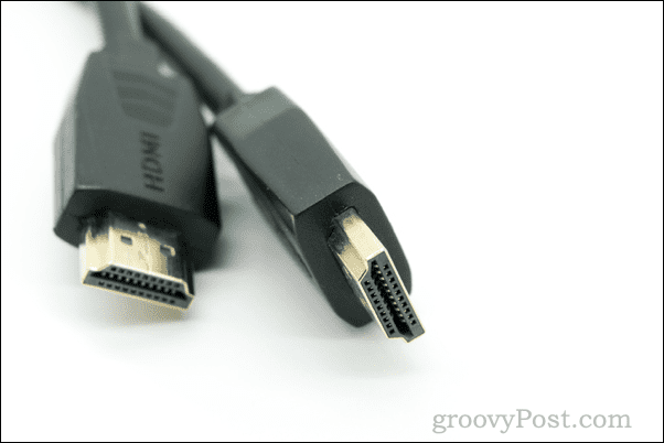 Príklad kábla HDMI
